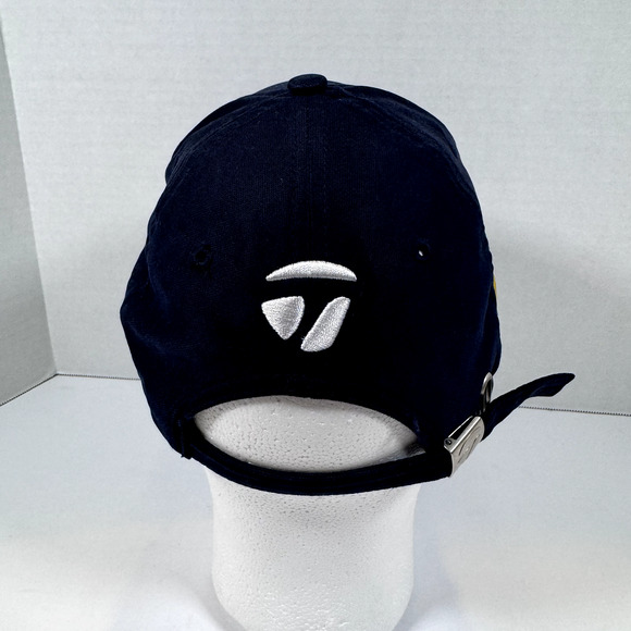 Taylormade Burner R7 Tmax Gear Navy Blue Adjustable Strapback Golf Hat - Picture 5 of 7